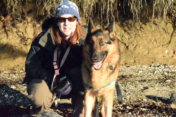 His shit-eating grin says, "I may have lost my off-leash privileges, but it was so fun I'd do it again."