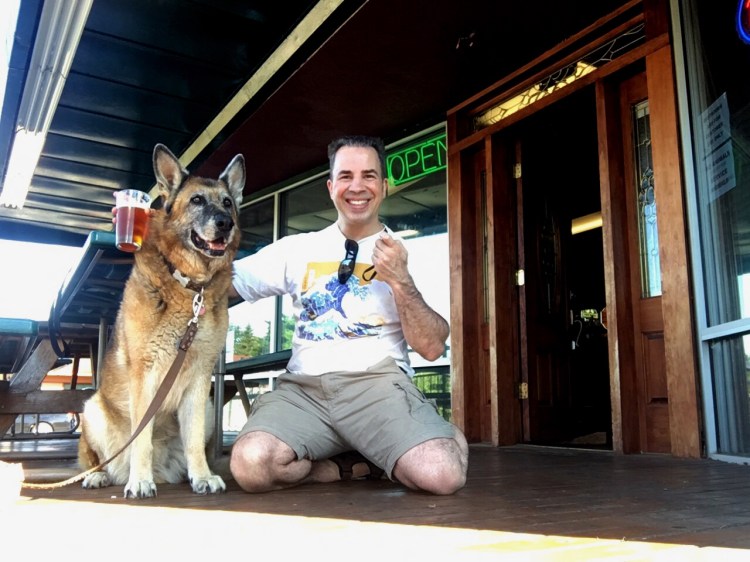 Mia and Rob and beer